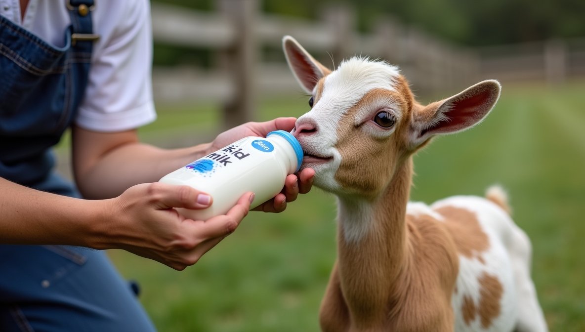 Feeding Goat Kids